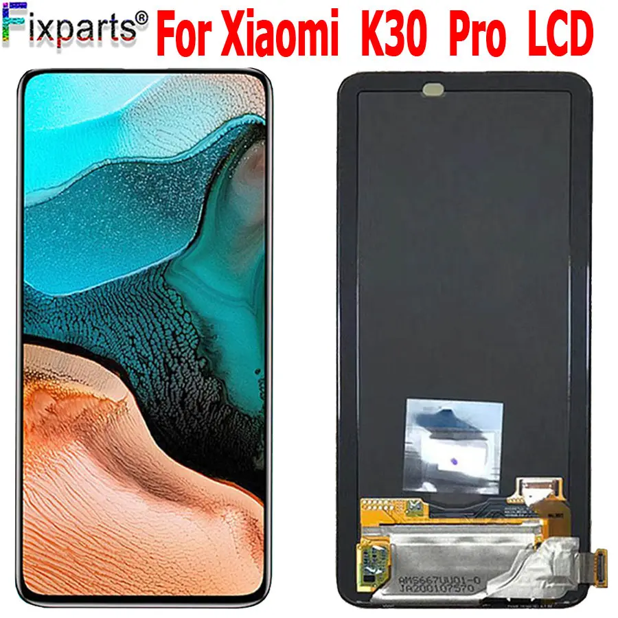 ЖК-дисплей Super Amoled для Redmi K30 Pro с сенсорным экраном и дигитайзером в сборе Замена