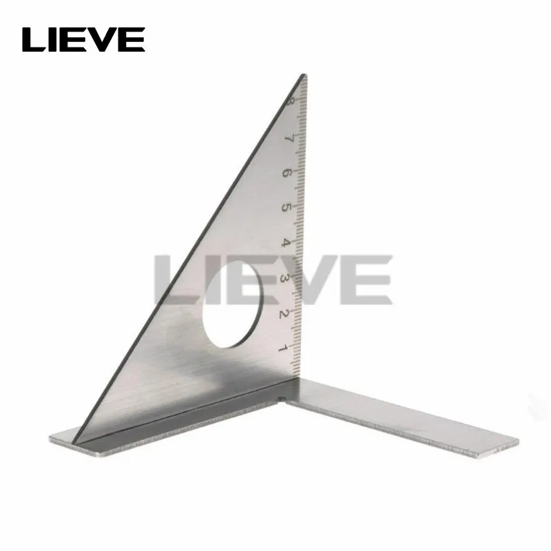 Деревообрабатывающая линейка квадратная планка треугольная 45 градусов 90