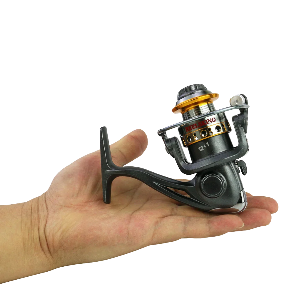 

REELSKING LK150 Mini Series Metal Coil Spinning Reel Boat Rock Carp Fishing Wheel Rotate the Spool Fishing Coil Pesca Carrete