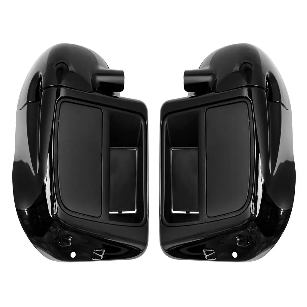Motorcycle Bright Black Lower Vented Fairing Leg Warmer Glove Box For Harley Touring Road King Street Electra Glide 2014-2020 | Автомобили