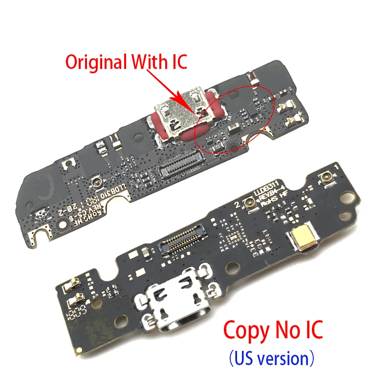 USB-коннектор для док-станции зарядный порт гибкий кабель Motorola moto G6 play штекер USB