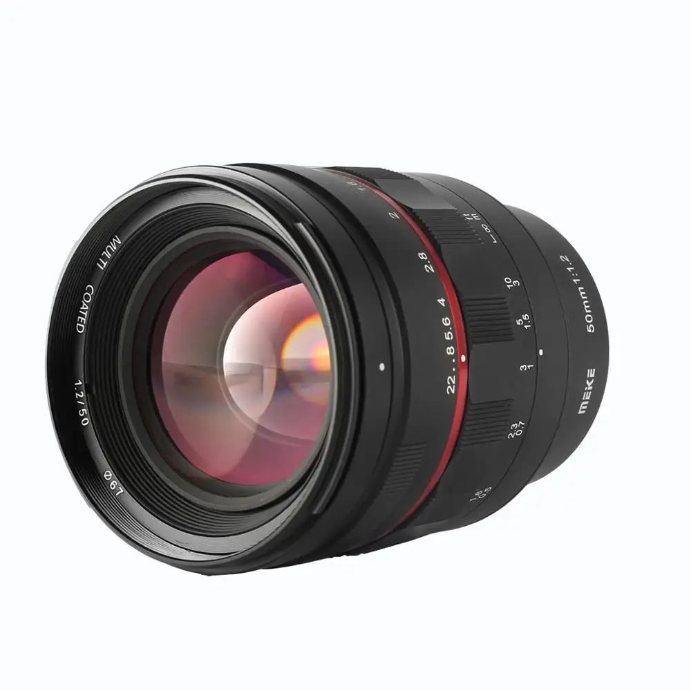 Meike 50 мм F1.2 Большая диафрагма Полнокадровый ручной фокус объектив для Sony E Mount/ Nikon Z