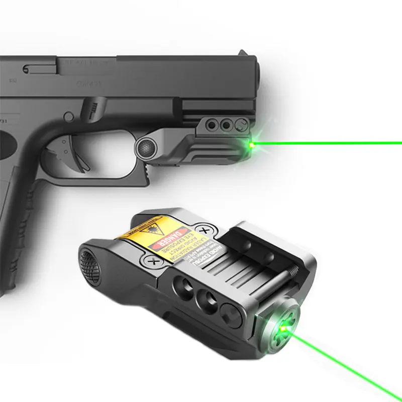 

Прямая поставка, перезаряжаемый Glock пистолет с зеленым лазерным лучом Sight, тактическое оружие для самообороны, лазерная указка