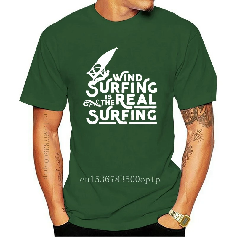 

New 2021est Windsurfing Gifts Windsurfer Surfer Windsurf T Shirt Men Cotton Mens T Shirts Round Collar Female