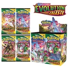 360324 шт. горячие карты покемона французскийанглийскийиспанский меч и щит темноты Ablaze изменяющиеся небеса Покемон бустер коробка коллекция