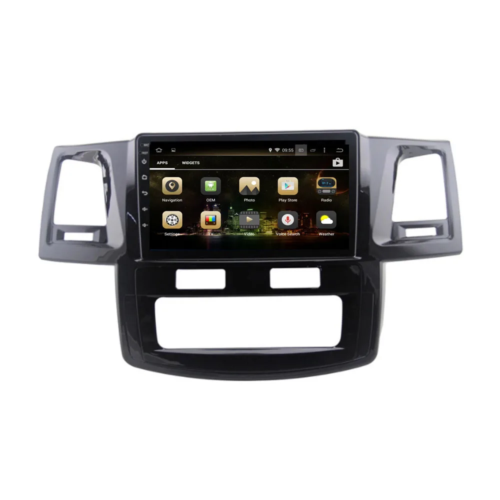 Android 9 0 Octa Core PX6/PX5 Fit TOYOTA Fortuner/HILUX Revo/Vigo 2007-2014 Сделано в США Автомобильный dvd-плеер