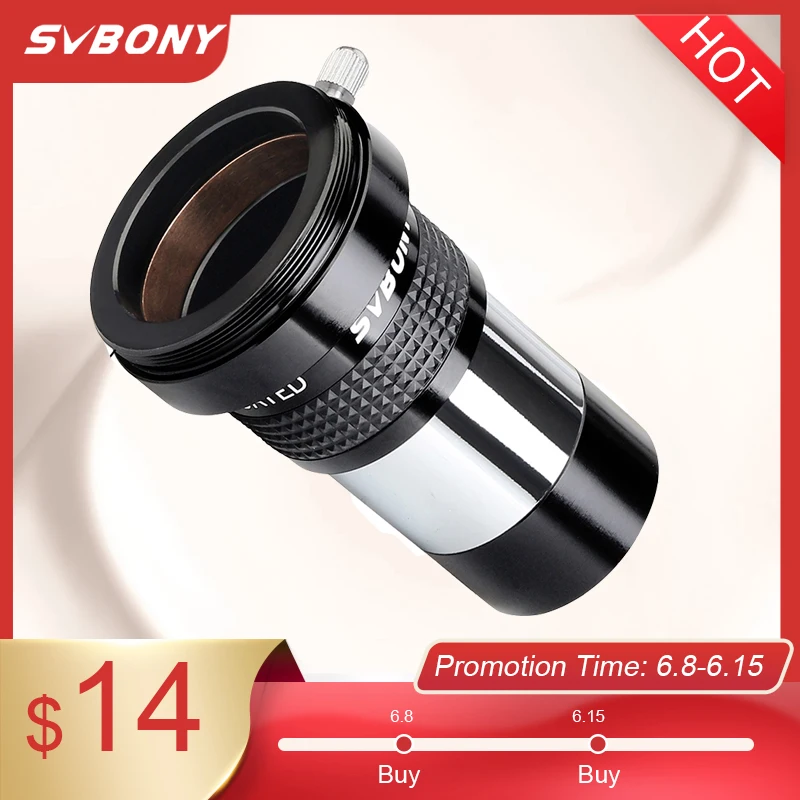 SVBONY окуляр Барлоу объектив 2x Профессиональный телескоп часть 1 25 дюйма полностью