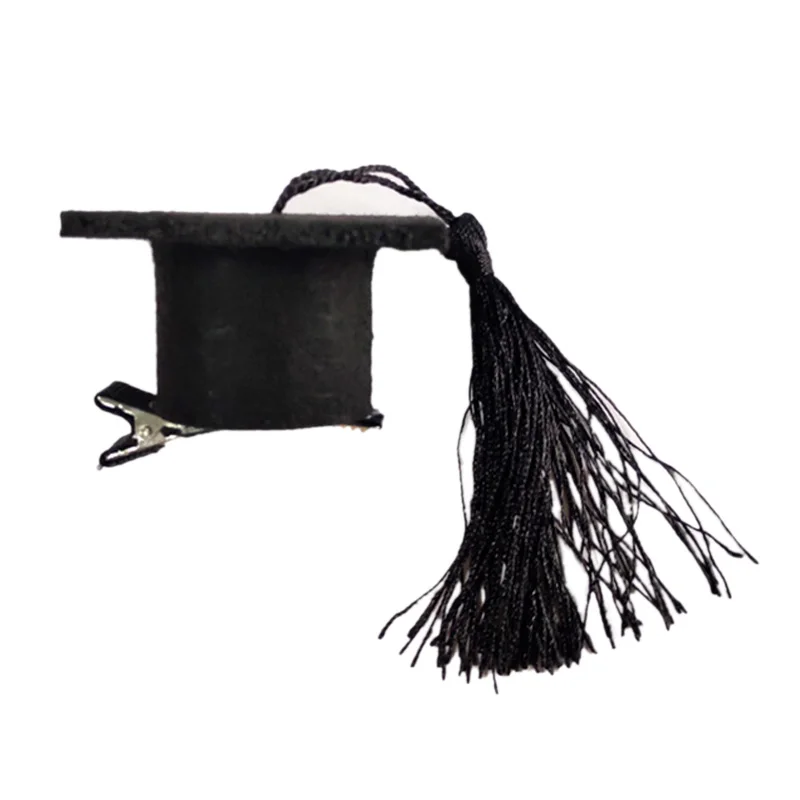 Новинка 1 шт. выпускная Шляпа заколка для волос мини докторская Кепка костюм