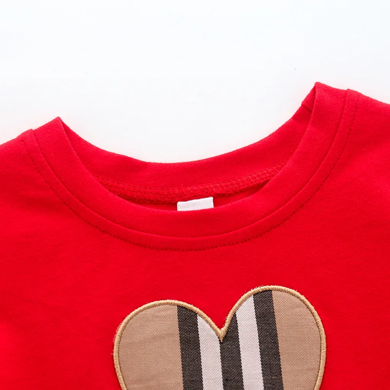 

2021 summer kids clothes striped short sleeve cotton girl dress