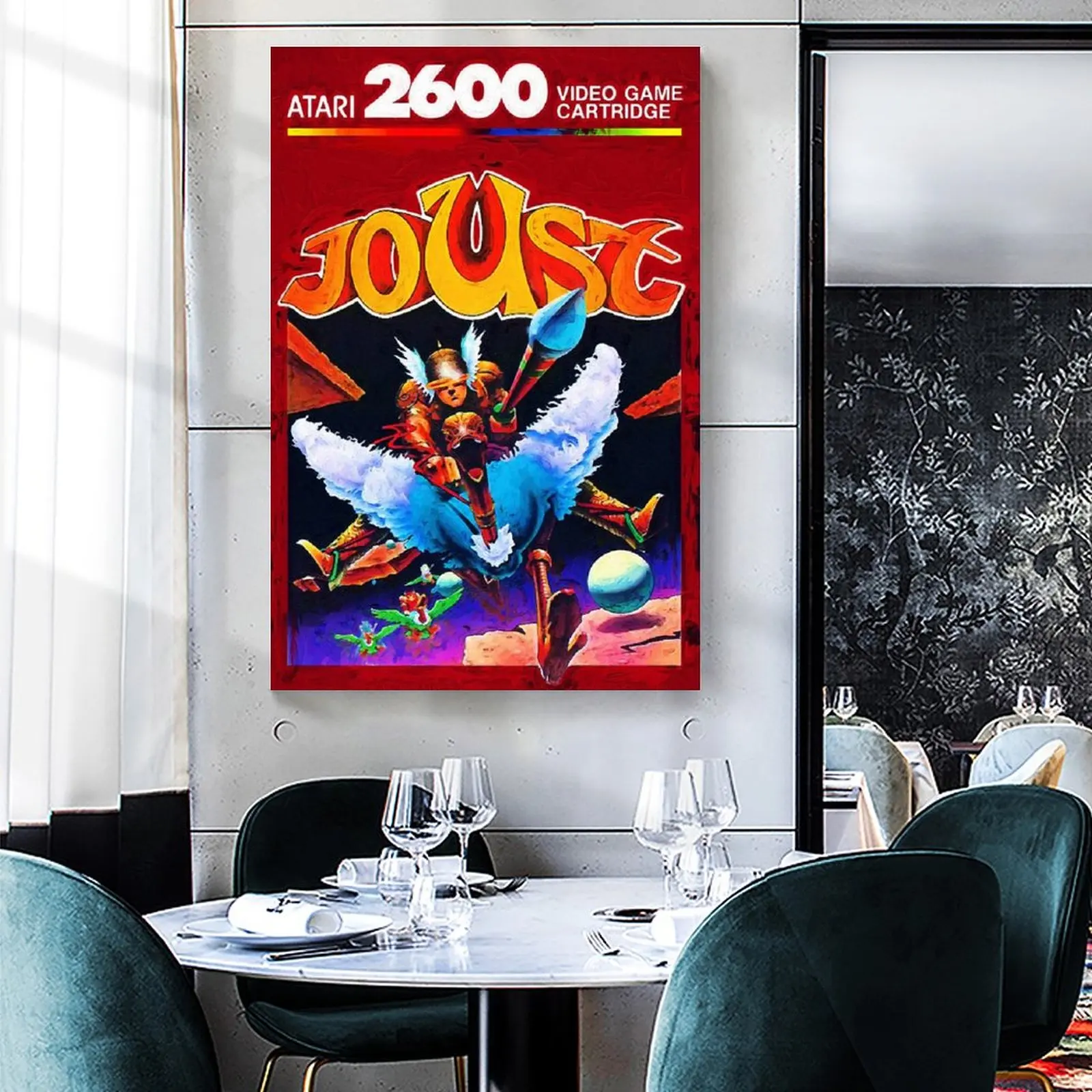 Joust старые классические ретро-постеры для игр настенные картины на холсте