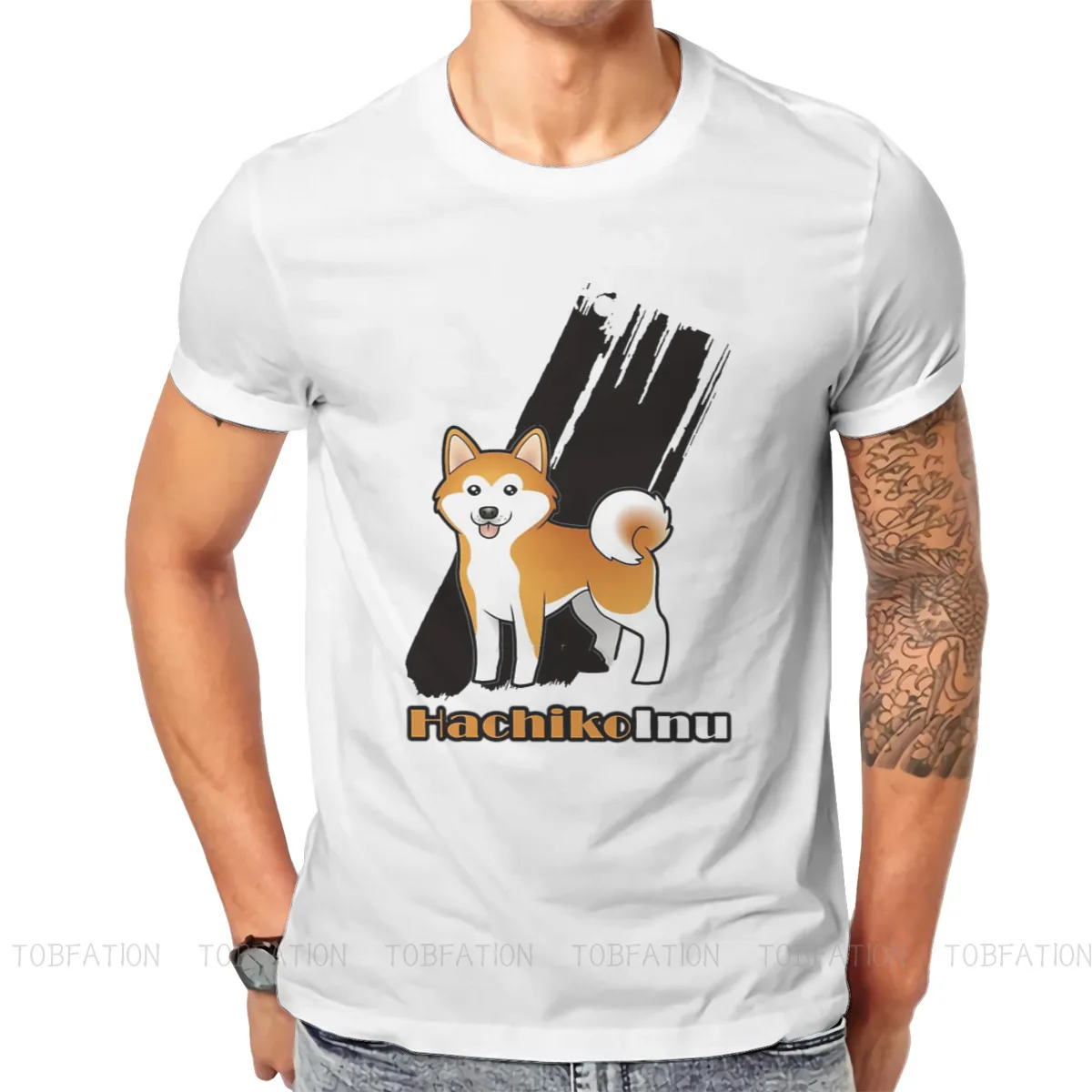 Футболка Hachiko Inu Graphic Мужская удобная рубашка с виртуальной цифровой валютой