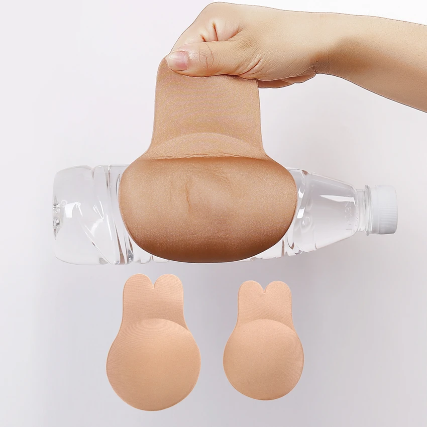 BONJEAN Reusable Women Breast Petals Lift Nipple Cover Invisible Adhesive Strapless Stick On Silicone Stickers BJ2811 | Женская одежда
