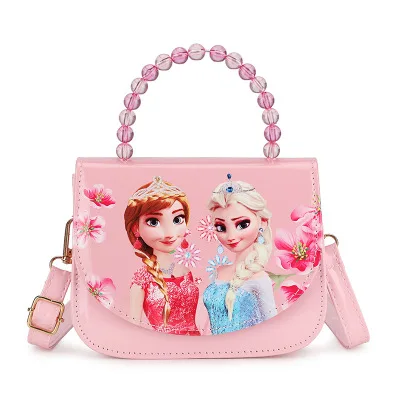 Disney princess/Детская сумка на плечо для девочек, сумка-мессенджер, новинка года, Холодное сердце Эльза и Анна, сумка на плечо для маленьких девочек, сумки с морозами - Цвет: A