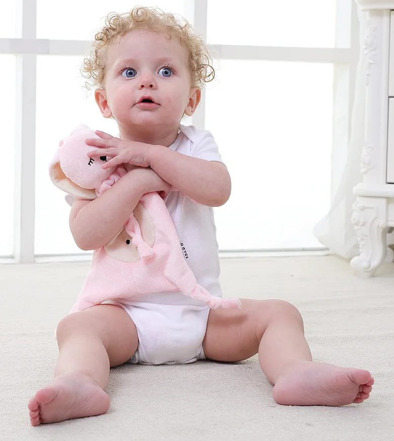 Плюшевые успокаивающие игрушки для младенцев одеяло безопасности детские