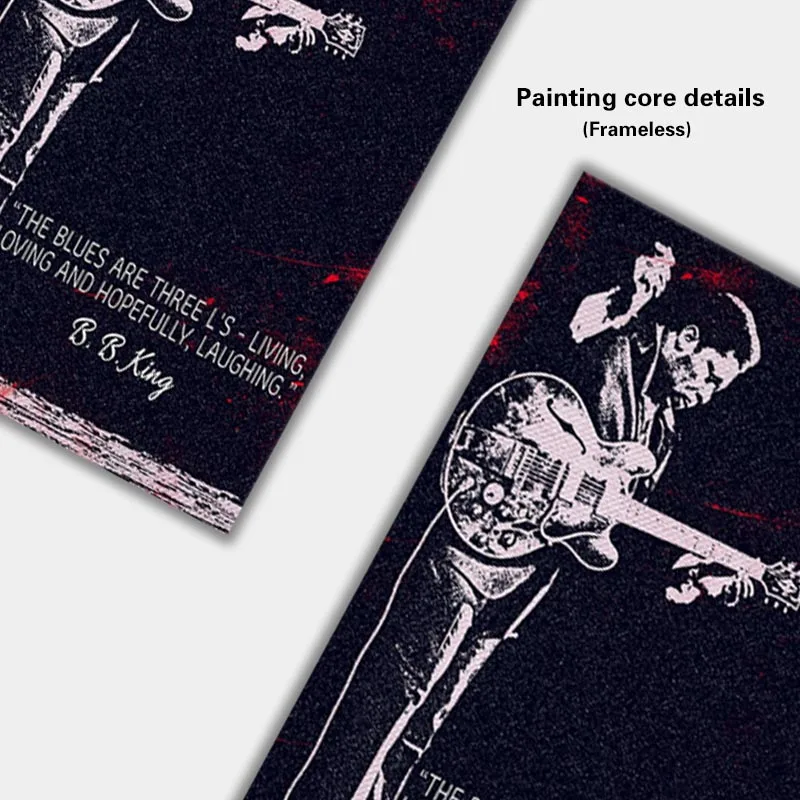 Настенная картина Singer BB.KING настенный плакат современные картины с изображением