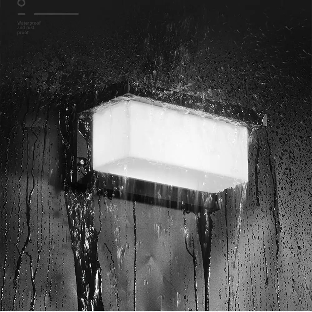 Уличный настенный светильник с датчиком движения водонепроницаемая наружная