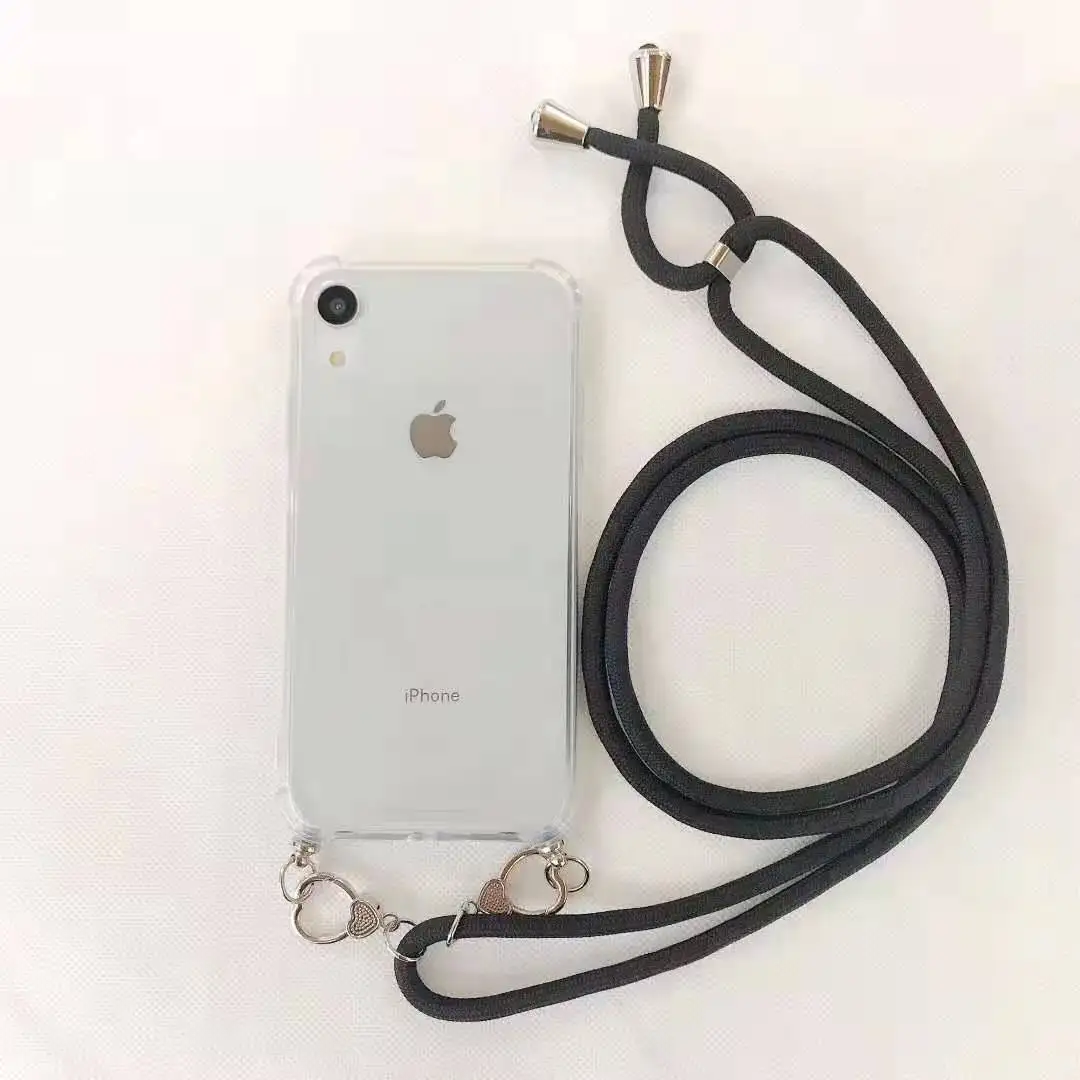 Прозрачный чехол для iPhone X XS Max XR 7 8 6 6S Plus прозрачный противоударный из ТПУ с