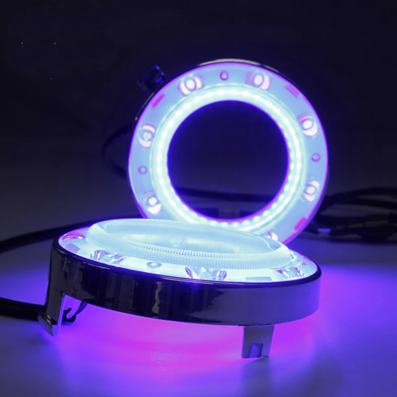 Дневные ходовые огни LED DRL 12 В для Subaru Forester 2009 2010 2011 2012 с синим указателем поворота фары и бамперные лампы, светодиодные дневные огни.