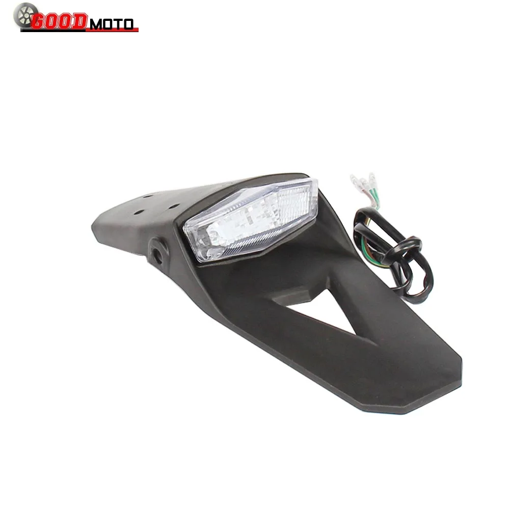 

Универсальный задний фонарь заднего крыла, задний светодиодный фонарь для мотоцикла, эндуро, пробный, внедорожный велосипед, светодиодный ...