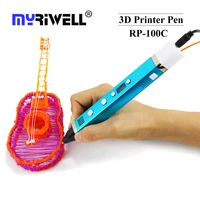 myriwell rp 100c 3d pen lcd screen usb charging 3d printer pen 50m100m 1 75mm abs pla pcl filaments plastic for 3d printing