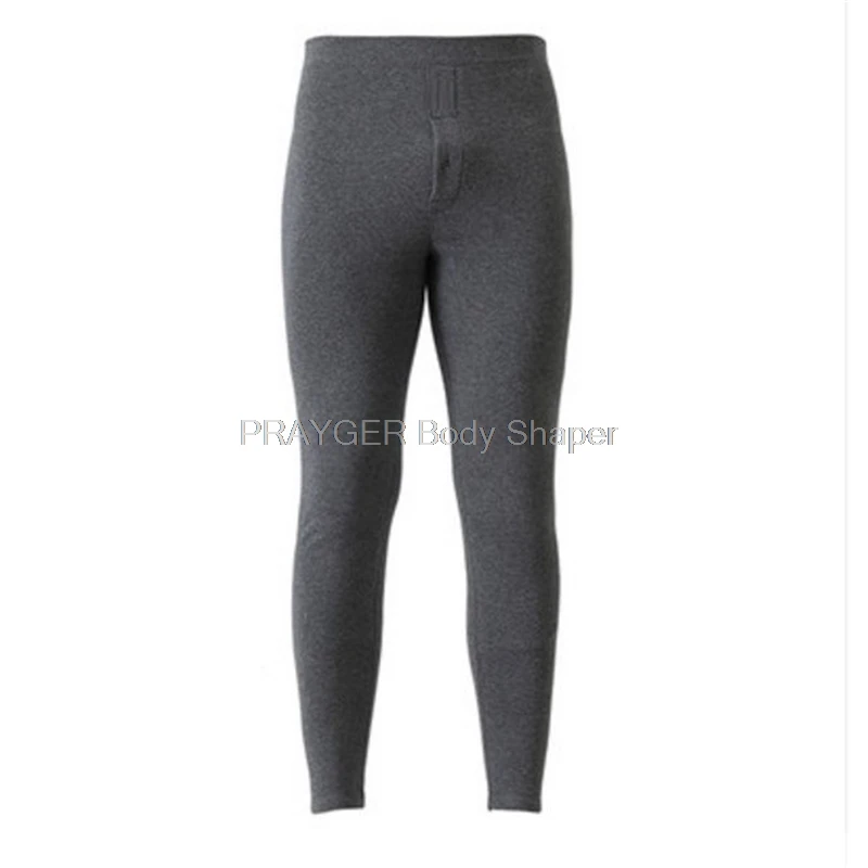 7XL Thermal Underwear For Men Winter Buttoms Thick Fleece Leggings Male Big Large Waist 