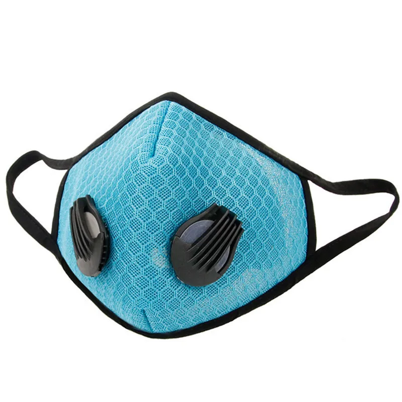 Новая маска для лица с двойным клапаном рта защитой от загрязнения