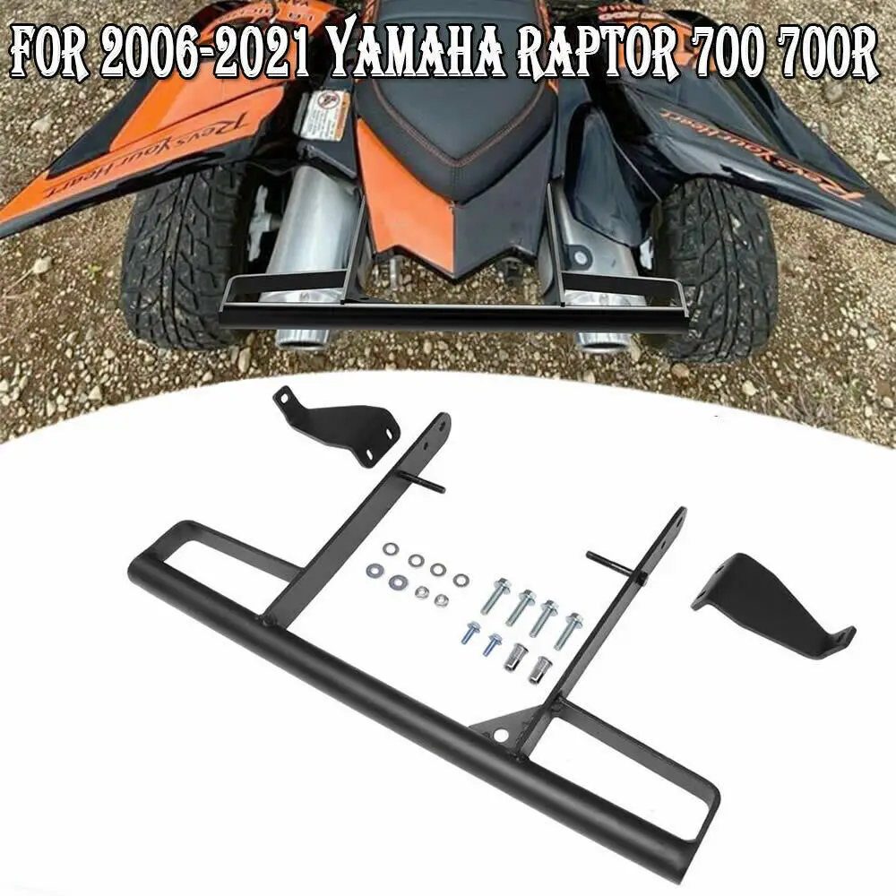 Rear Wide Grab Bar Bumper for Yamaha Raptor 700/700R 2006-2020 Aluminum