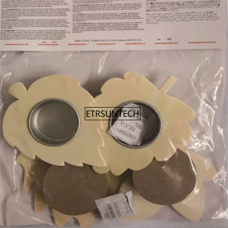 100 шт. подсвечник из дерева лист Свеча в форме цветка романтический ужин домашний