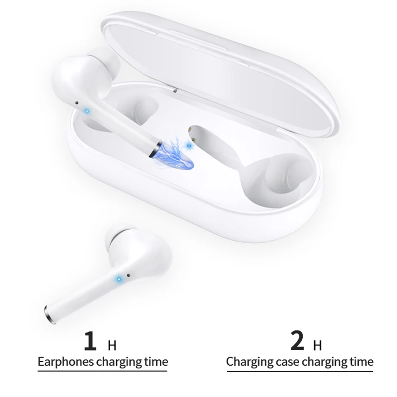 Bluetooth V5.0 сенсорная управляемая гарнитура TWS True беспроводные двойные наушники Бас