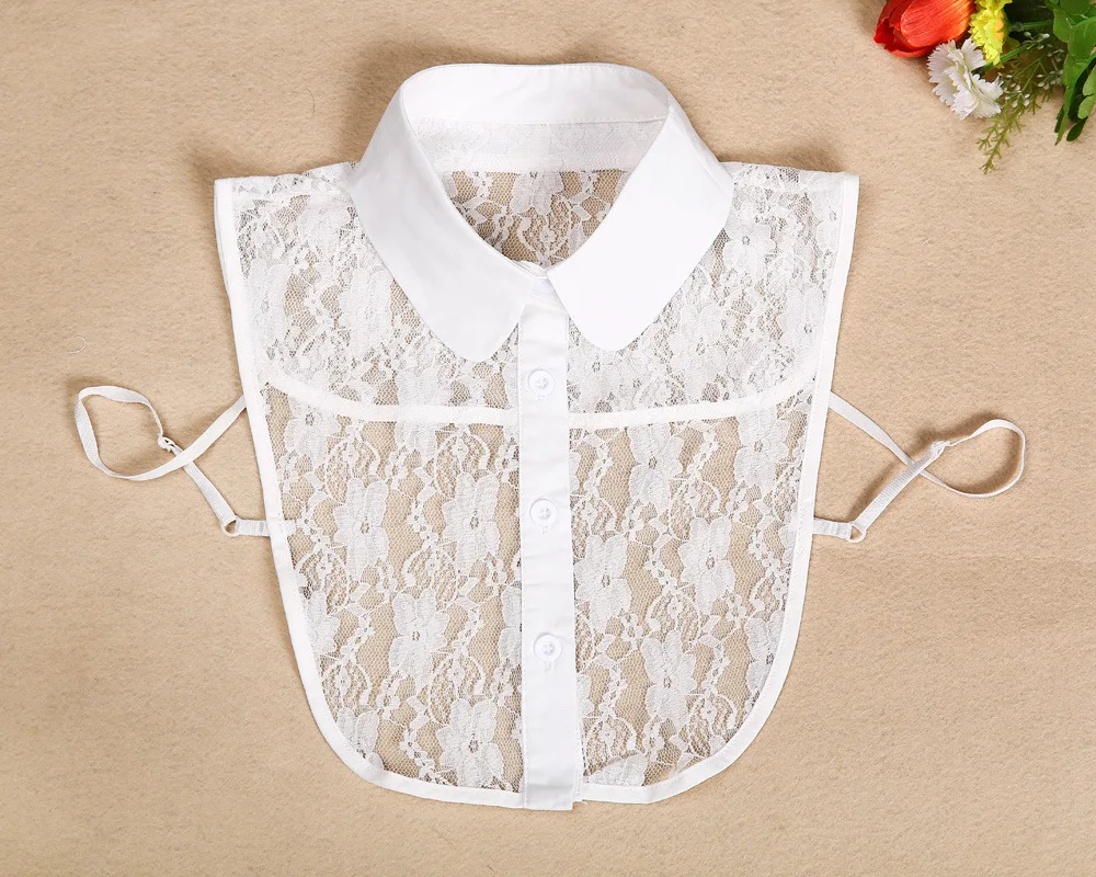 Linbaiway Кружева цветочные искусственные ошейники для собак женская блузка рубашка