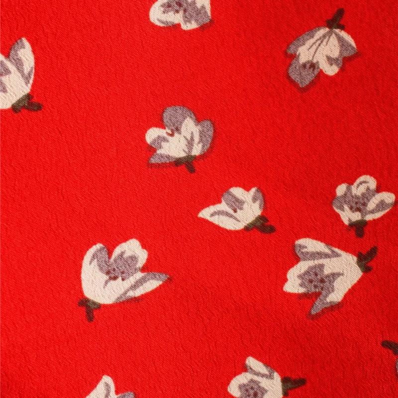 Женские летние модные красные короткие топы с цветочным принтом 2020 милые рубашки