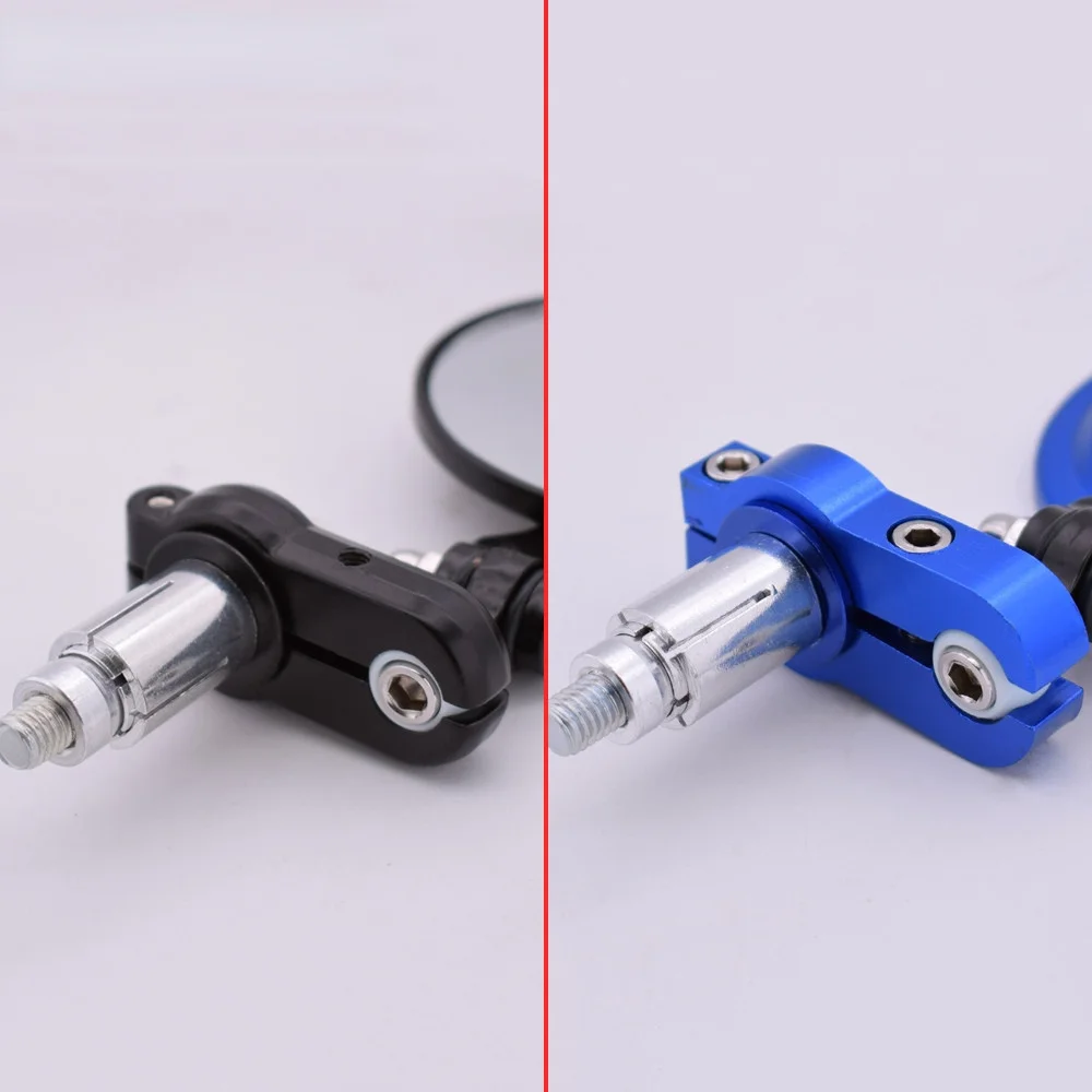 

Universal Motorcycle Mirrors 3 Inch Round Folding Bar End Side Mirror for Honda Suzuki Yamaha Kawasaki Victory White Glass 2021