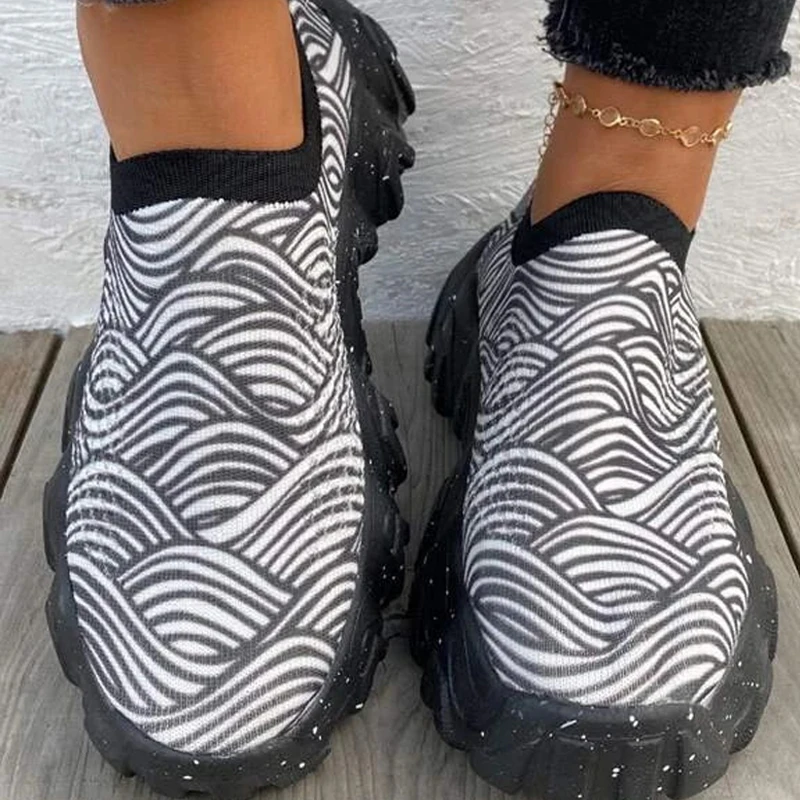 female footwear womens autumn breathable mesh slip on women sneakers fashion brand new hot sale 2021 ladies shoes wedges free global shipping