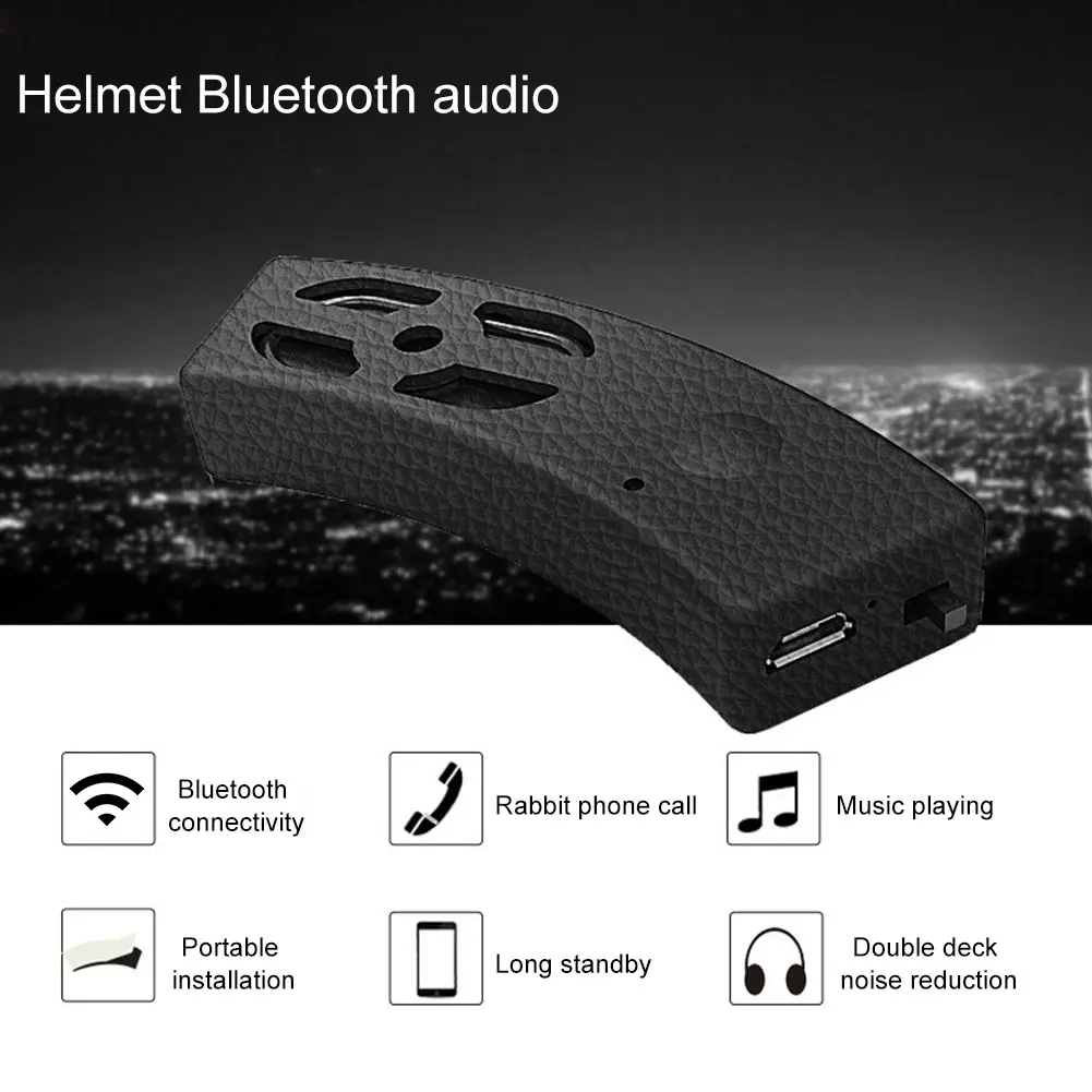 Водонепроницаемый велосипед стерео Hands Free Мини Bluetooth динамик сабвуфер шлем
