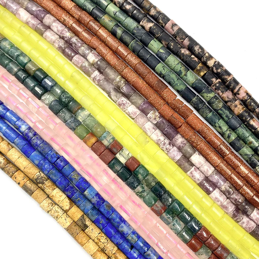 

Loosely Spaced Quartz Beads for Jewelry Making Natural Stone Necklace Agate Beads 4x4 Mm Size DIY Exquisite Earrings Bracelet