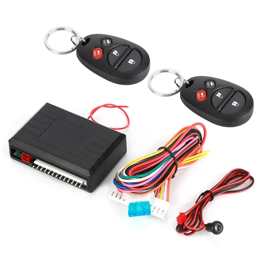 

Black Universal Car Anti-Theft System 4 Buttons Keyless Entry System Central Locking Kit Keyless Keyless Keyless Keyless