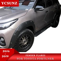 black mudguards fender flares for toyota fortuner for toyota fortuner 2015 2016 2017 2018 2019 accessories ycsunz