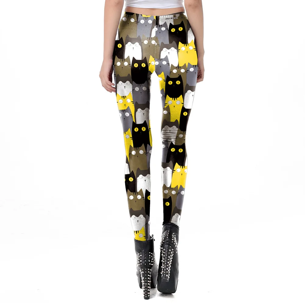 

Women Cute Leggings for Girl Ladies Workout Fitness Push Up Pants Trousers Casual Clothes Clothing 2020 Activewear Cartoon Print