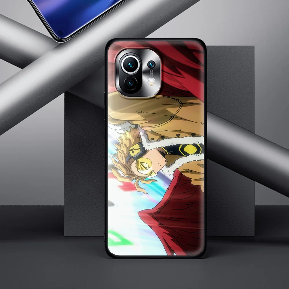 

BNHA Hawks Coat Anime Luxury Soft TPU Cover for Xiaomi Mi 10S Poco X3 NFC 9T 10T 10 Note 10 Pro Lite CC9 CC9E Phone Case Shell