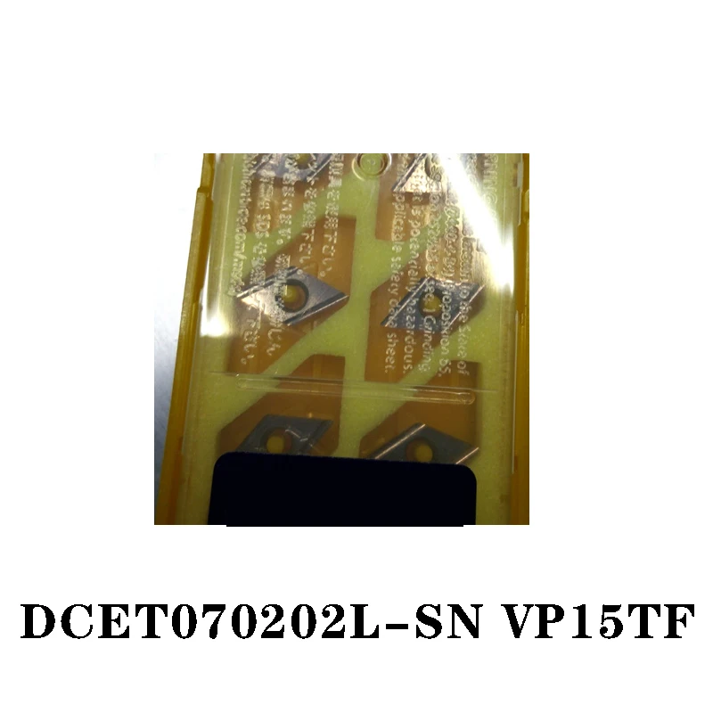 

100% Original DCET DCET070202L-SN VP15TF 10pcs Carbide Insert CNC lathe Insertion Imported From Japan Quality Assurance Durable