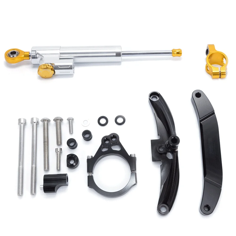 Motorcycle Steering Damper Mount Bracket Support Kit For YAMAHA FZ1 FZ-1 FZ 1 2006 2007 2008 2009 2010 2011 2012 2013 2014 2015 |
