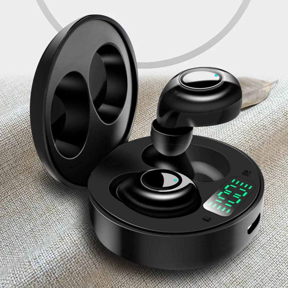 J1 Водонепроницаемая Bluetooth-совместимая гарнитура 5 0 со светодиодным дисплеем и