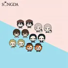 Аниме Bungou бродячие собаки акриловые серьги дазай Осаму накахара чуя крутые фигурки искусство Фото Смола серьги со вставками из эпоксидной смолы для фанатов подарки