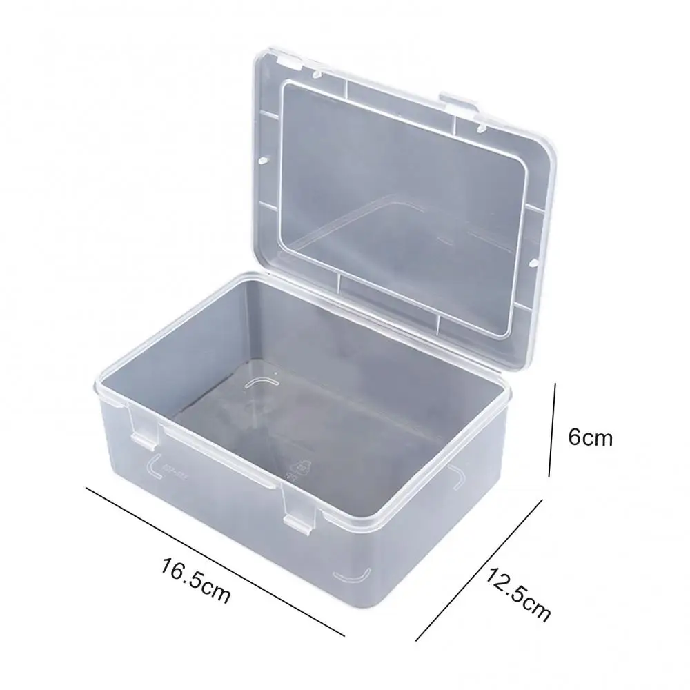 

80% Hot Sales! Rectangle Transparent Large Capacity Plastic Storage Box Container with Lid