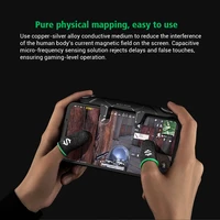 gaming finger cots black shark 2 3 for android ios codm pubg controllers mobile shooting joysticks black shark game shoulder t