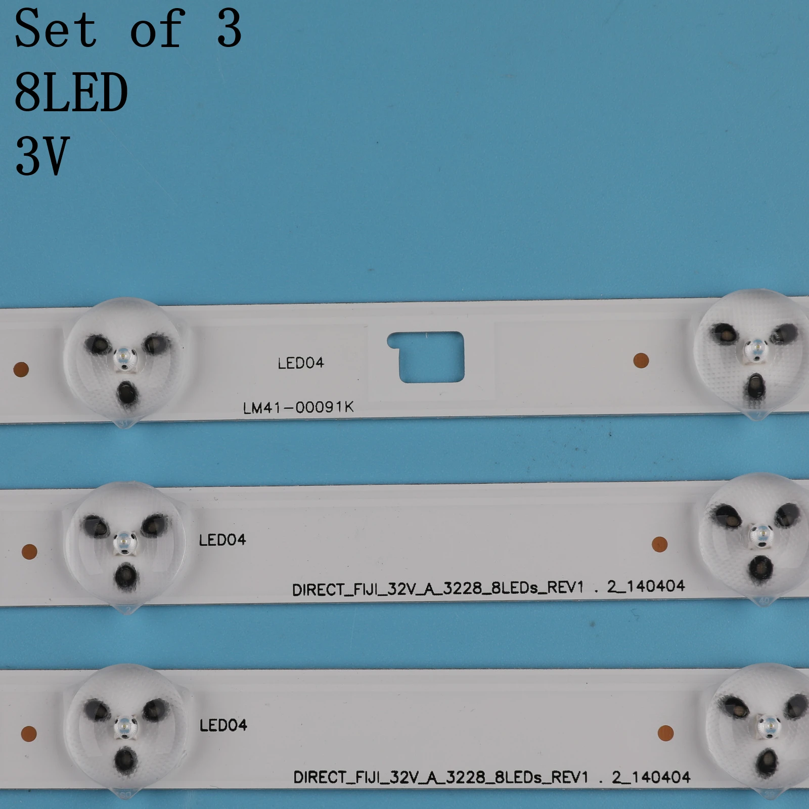 Новинка! Светодиодная лента для подсветки 328-8leds KDL-32RD303 32R303C LM41-00091J B_3228_8LEDs 00091K |