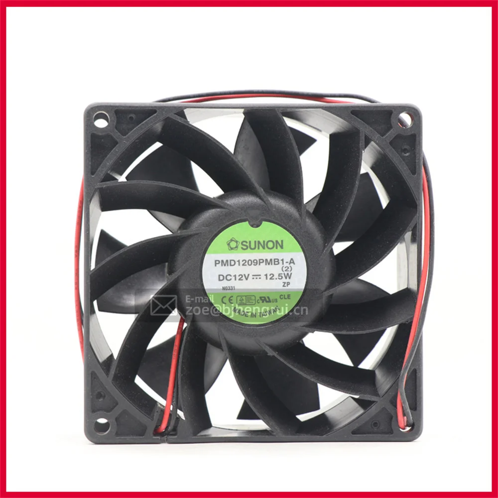 

SUNON PMD1209PMB1-A 9238 92*92*38 мм 12VDC 1.04A 12,5 W 4900RPM 120.2CFM 57.6dBA 2 провода, шарикоподшипник, осевой вентилятор охлаждения