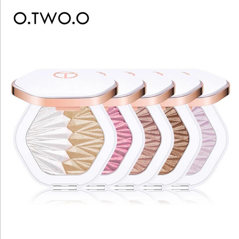 O. TWO. O хайлайтер для лица раковина пудры палитра мерцающий макияжа светящаяся