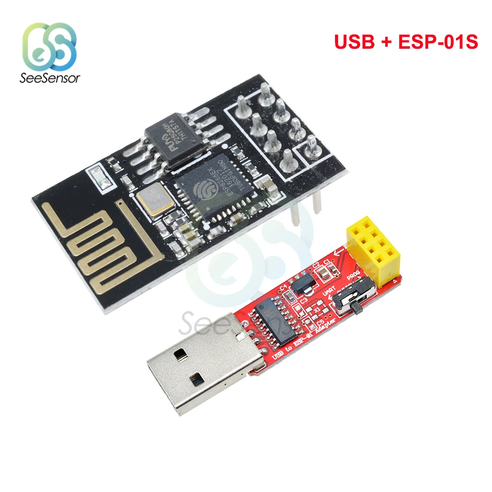 3 В CH340 USB к ESP8266 серийная фотография фотосессия ESP01 ESP01S беспроводной модуль