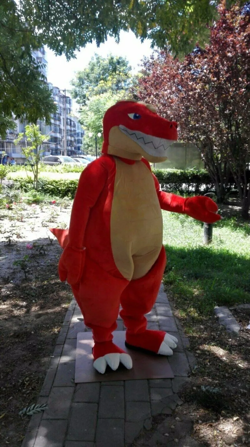 

Dinosaur Mascot Costume Suit Cosplay Party Game Dress Unisex Halloween Adult New Apparel Cartoon Character Birthday Clothes Gift